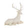 Resin Large Textured Floor Reindeer Sculpture