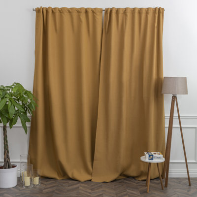 Room Darkening Single Curtain Panel