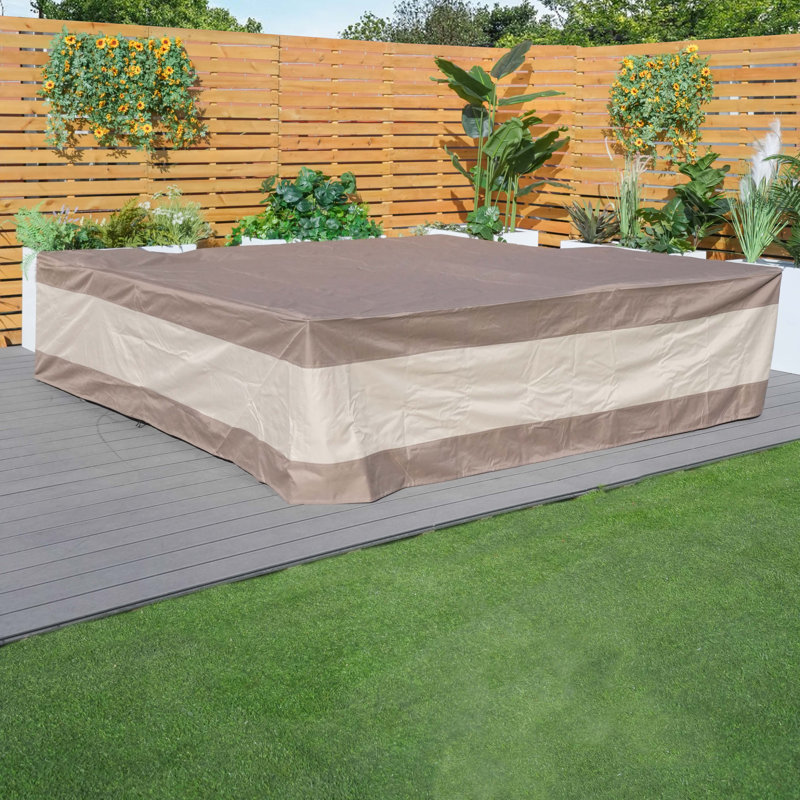 Outdoor Patio Sofa Cover, 28" H x 106" W x 106" D
