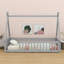 Lit de sol en forme de tente, lit avec garde-corps-906402961