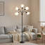  Lampe sur pied à branches 68 po HonoDing, lampe sur pied noire sans ampoule