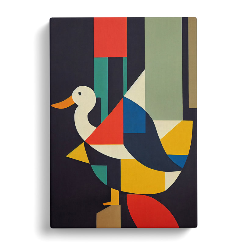 Millheim Duck Abstract Vol.5 - Wrapped Canvas, 50cm H x 35cm W x 3cm D