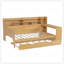Lit de jour multifonctionnel à tablettes avec lit gigogne et bureau intégré, parfait pour économiser de l'espace et une utilisation polyvalente dans n'importe quelle chambre à coucher.-1352303715-1352303725