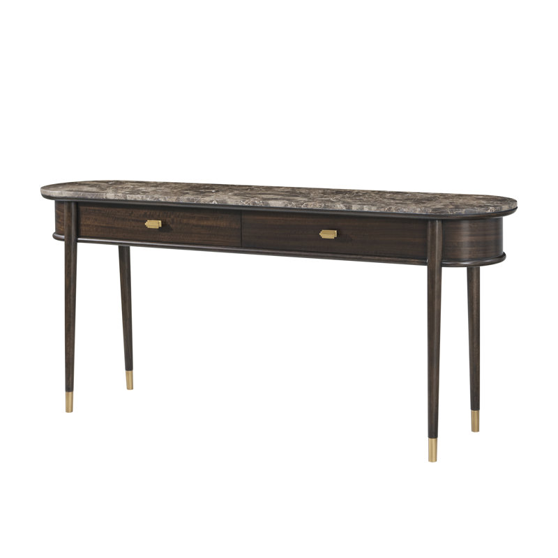 Console Curzon, Brown Emperador / Fumed, Brown Emperador