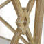 Bibliothèque étagère en marbre et en bois 71 niveaux H 71,75 po x l 35,75 po