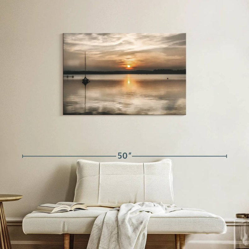Coucher de soleil doux Alvord, H 24 po x l 36 po