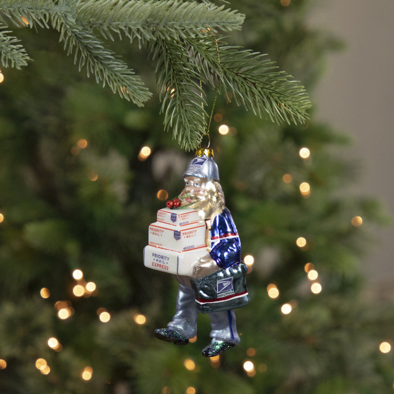 6'' Glass Hanging Figurine Ornament
