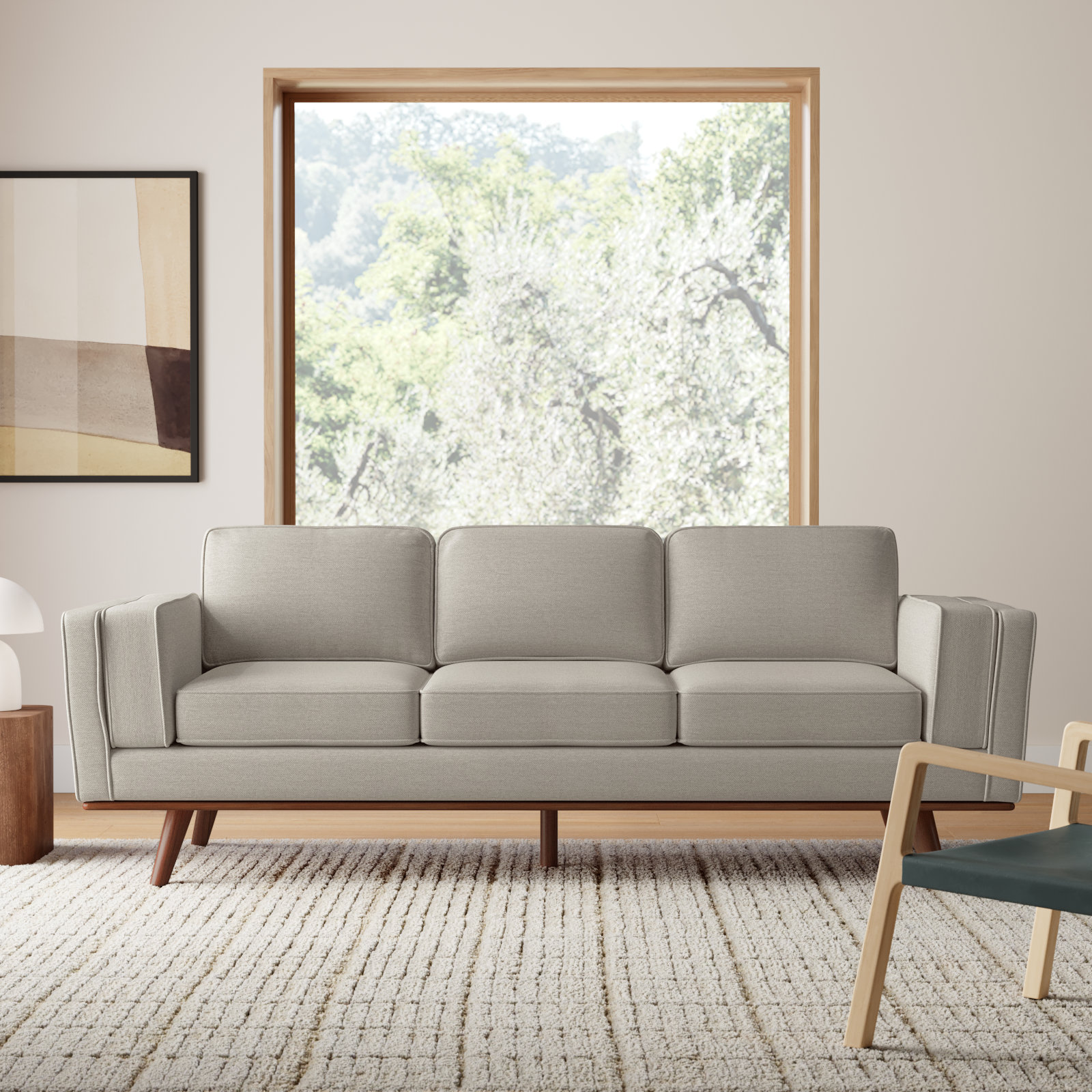 Estes 84" Sofa, Khaki