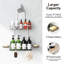 Support de douche suspendu, support en aluminium antirouille avec crochets et porte-savon, rangement de salle de bain sans perçage, argent brillant