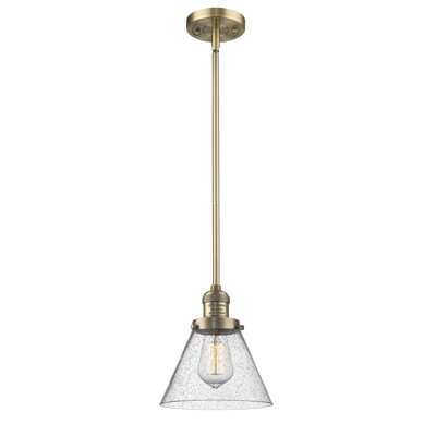 Luminaire suspendu conique à 1 lumière Mosley