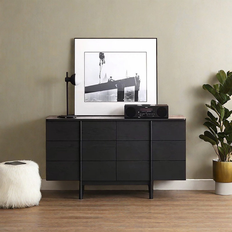 Buffet Classic, Noir, noir, noir, noir, H 31,5 po x l 55,1 po x P 17,7 po