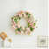 Handcrafted Faux Peony Polyester 38cm Wreath