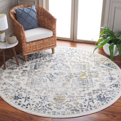 Lowrey White/Blue Rug