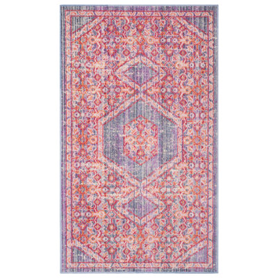 Tapis oriental lavande / fuchsia Chauncey