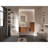 Striped Walnut Bathroom Floating Side Cabinet, Wall-Mounted Storage Cabinet For Small Spaces, Pre-Assembled-1743370540