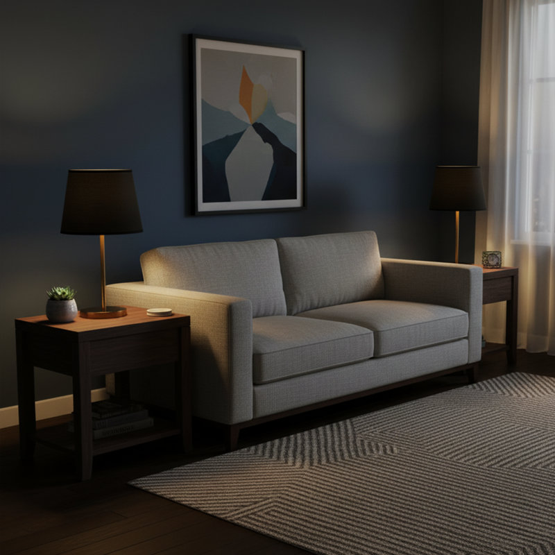 Ensemble de lampes de table «Harmony», Noir