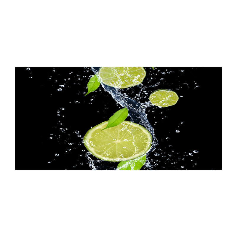 Limes And Water - Wrapped Canvas Print