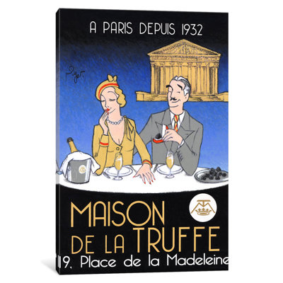 «Black Diamond», affiche vintage sur toile
