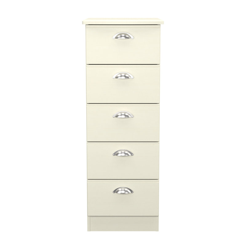 Conners 40cm W Manufactured Wood Bedside Table, Cream Ash