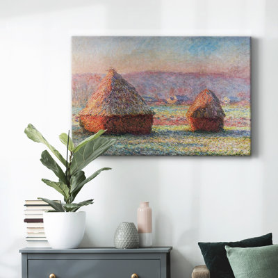 Haystacks -Gallery Wrapped Canvas