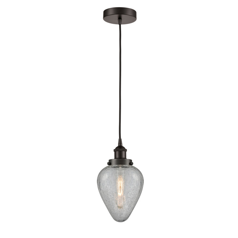 Luminaire suspendu 1 lumière Ameet, Bronze huilé