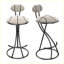 Ensemble de 2 tabourets de bar modernes avec repose-pieds-2057022721-2057022720
