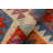 One-of-a-Kind Hand-Knotted New Age 5'0'' X 6'5'' Wool Area Rug in Rust/Blue/Beige/ Grey