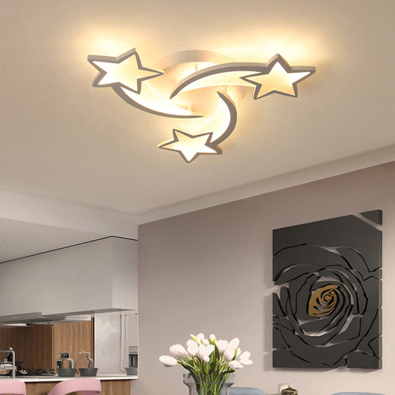 Five-star 3-head light ceiling lamp