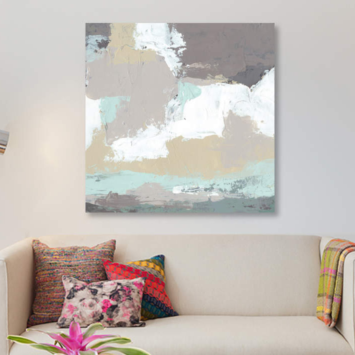 1 Piece Wrapped Canvas Wall Art, 45.72 cm H x 45.72 cm W x 3.175 cm D