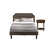 Brun foncé / noyer antique est en rupture de stock