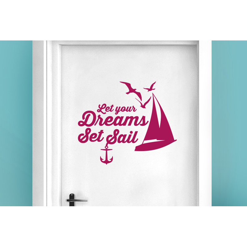Nautical & Beach Wall Decal, Violet