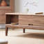 Table basse en bois de noyer massif-112215150