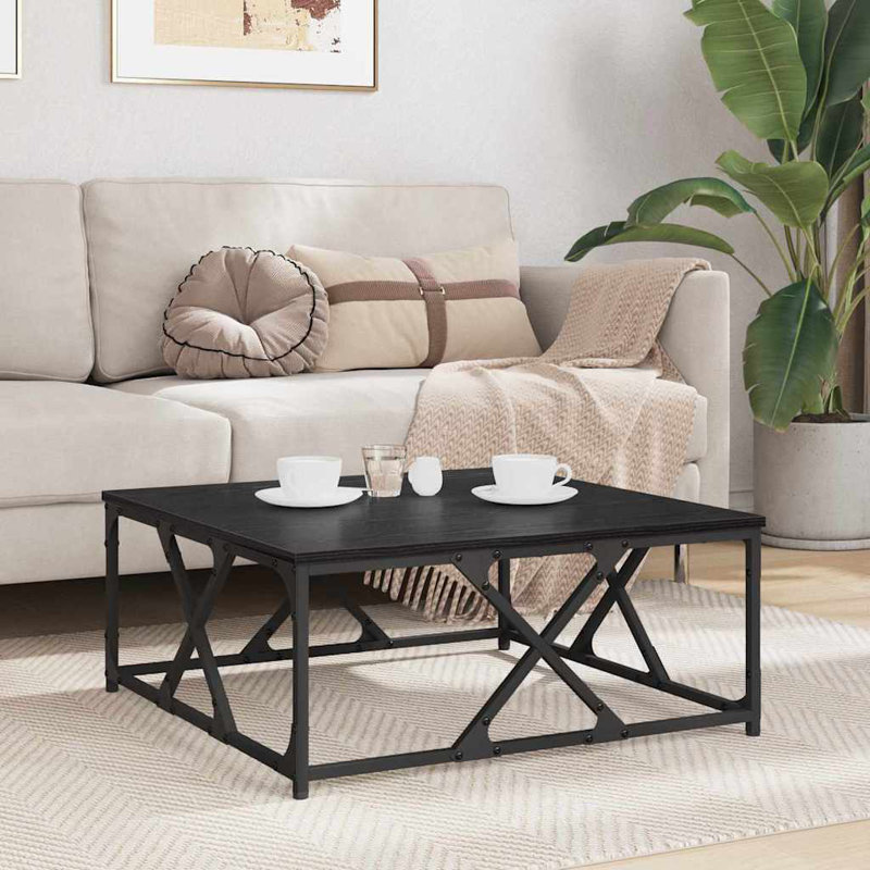 Coffee Table, 30cm. H x 70cm. L x 70cm. W, Black Oak