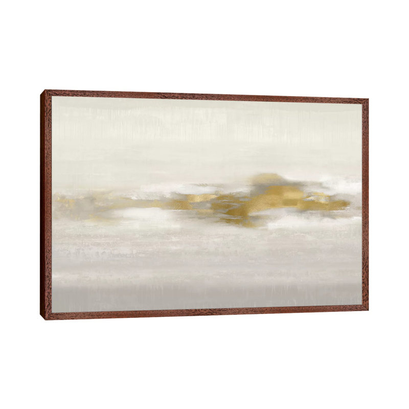 Ethereal With Gold II by Rachel Springer - Print on Canvas, Classic Brown Wood Framed, 66.04 cm H x 45.72 cm W