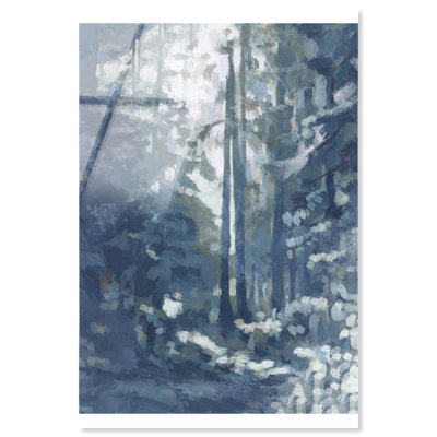 Dream Escape Blue Decor Acrylic Print by Art Remedy