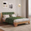 Base de lit en pin, grand lit avec tête de lit incluse-804729088-804729090