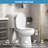 Soft Close Round Toilet Seat – Quick-Release Hinges, Non-Slip Stable Design, Easy to Clean, Durable White Polypropylene – Fits Most Standard Toilets – White Short (Round) Regular