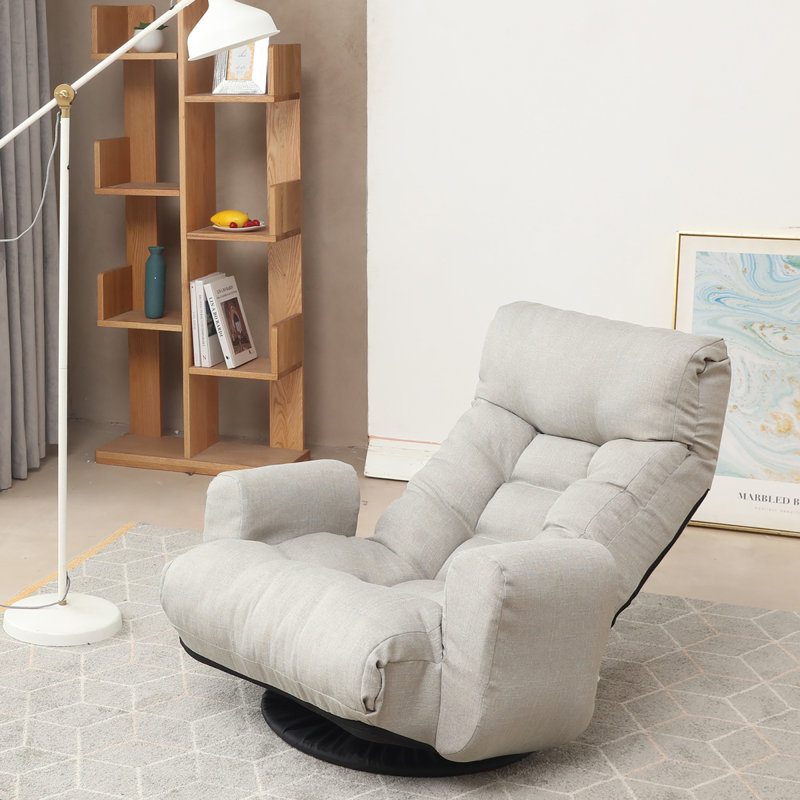 Tête et taille réglables, fauteuil de jeu, méridienne dans le salon, fauteuil pivotant à 360 degrés, fauteuil de loisir à siège rotatif