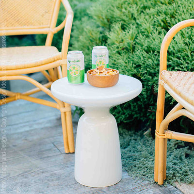Table de bout à piédestal Venezia