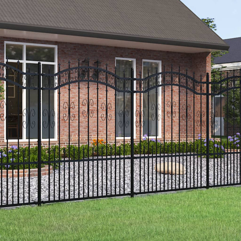 Ciclali 240 cm W Fence Panels Fencing, 190cm H x 240cm W x 0.5cm D