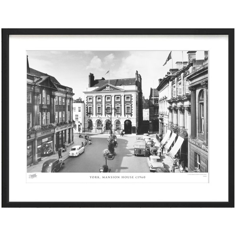 York, Mansion House C1960 by Francis Frith - Single Picture Frame Print, 45cm H x 60cm W x 2.3cm D