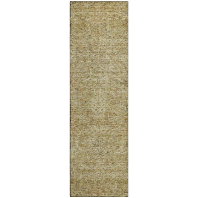 Premium Machine Washable Dahl AMF1082 Damask Rug