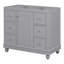 Meuble-lavabo gris 36 po (lavabo non inclus)
