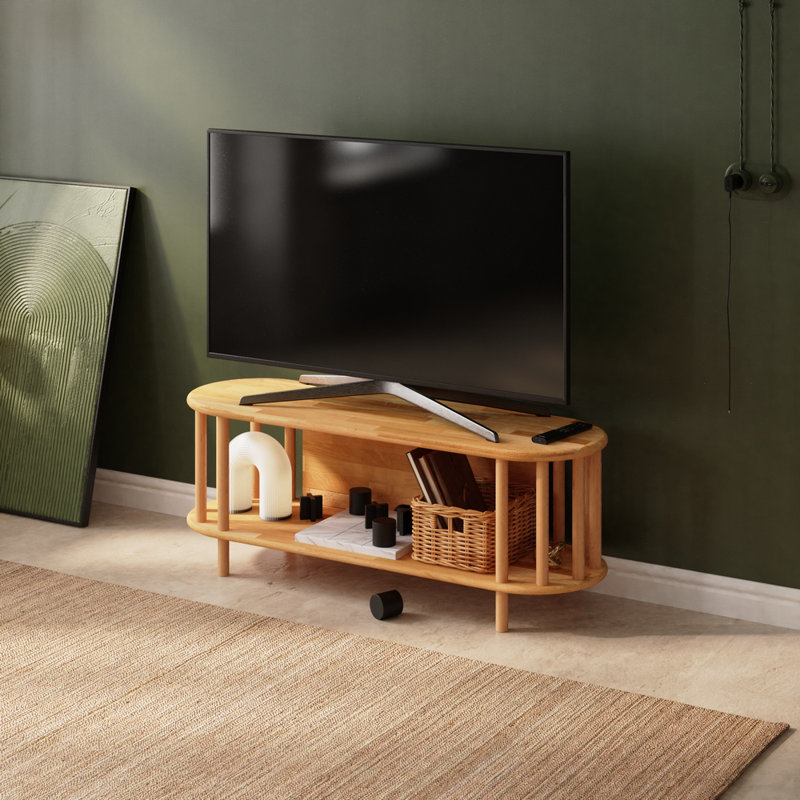 Meuble télé avec tablettes ouvertes Milan, 47.2"