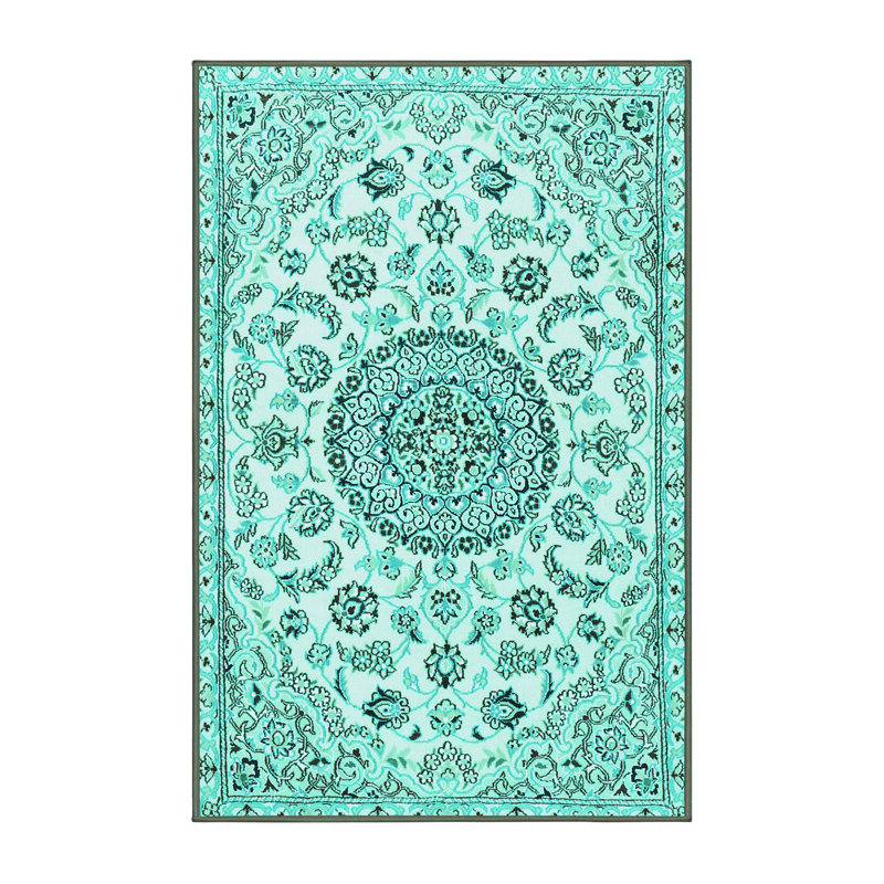 Tapis oriental bleu Markiewicz, Rectangle 2 pi x 3 pi