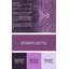 Tapis oriental en laine / polyester tissé à la machine en mauve-1334142577