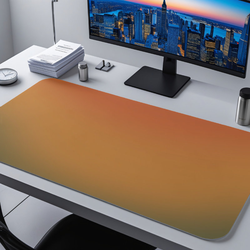 Polyester Desk Pad, 14.4x12.1