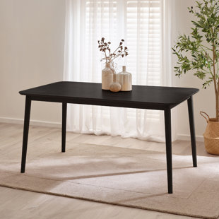 Drea Solid Wood 4 or 6 Seater Dining Table - Traditional Rustic Farmhouse Kitchen Style