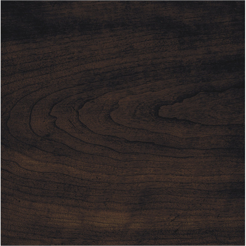 Table de salle à manger à finition bois de cerisier foncé avec 4 tiroirs 1 pièce