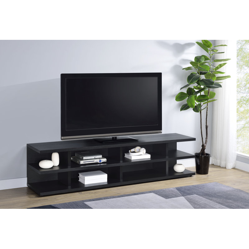 Cartmill 78-Inch 2-Tier TV Stand Media Console , Black